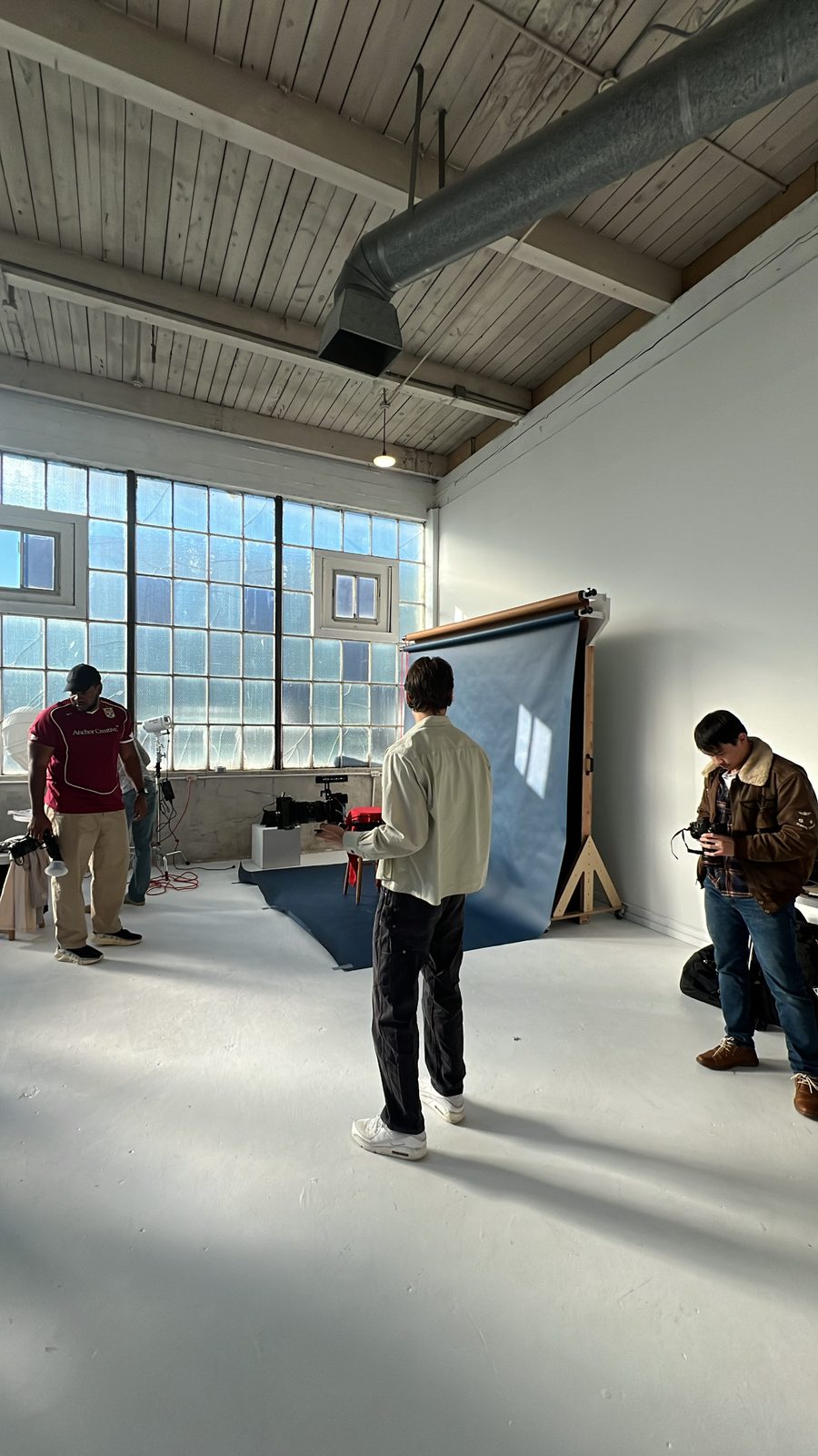 Behind the scenes photo