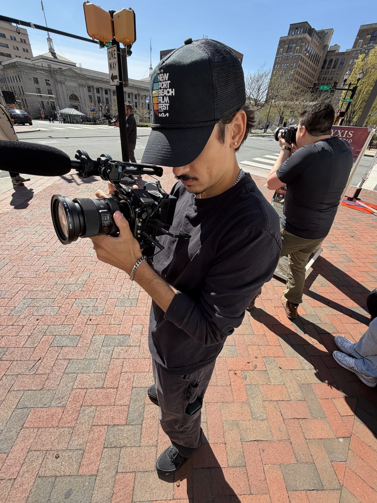 Behind the scenes photo