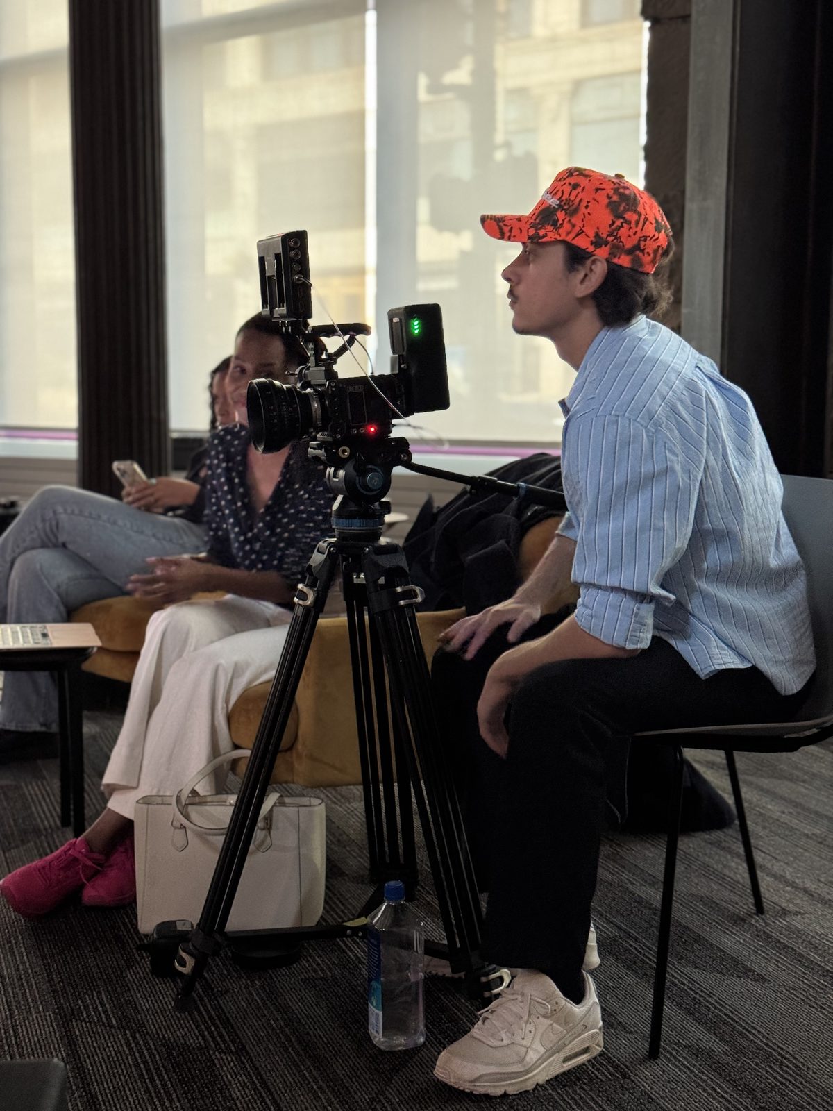 Behind the scenes photo