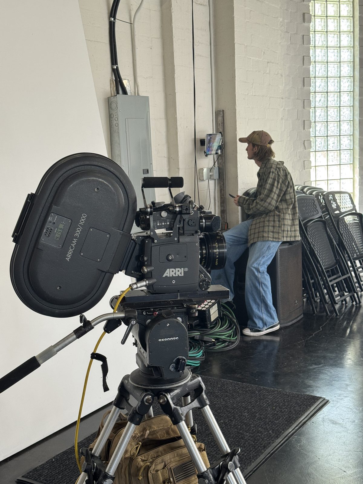 Behind the scenes photo