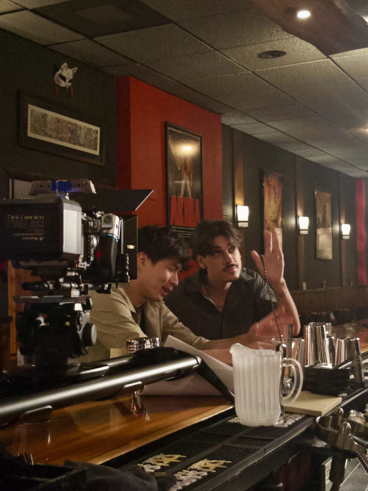 Behind the scenes photo